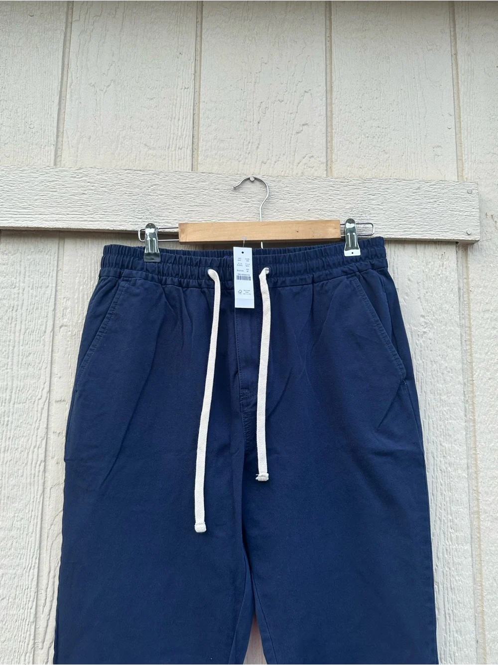 J.Crew Dock Pant Mens M Navy Blue New NWT Cotton Blend Stretch AV223